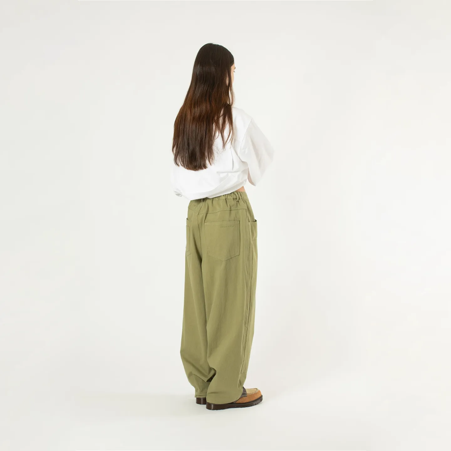 Carpenter Balloon Pant - Khaki sold by Stomping Ground product image thumbnail 3