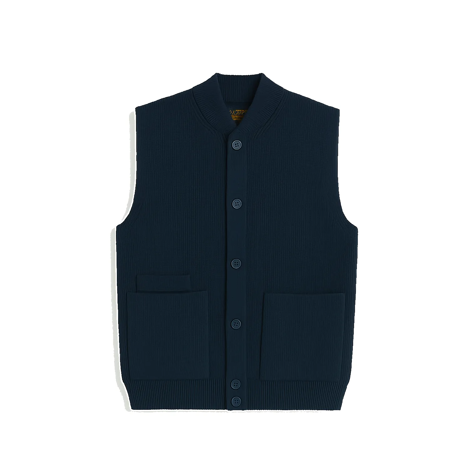 Gali Sleeveless Cardigan - Navy sold by Stomping Ground