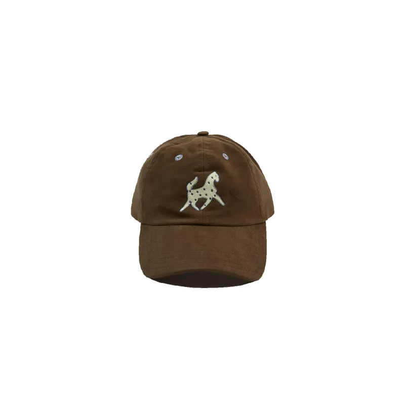 Horse Applique Moleskin Baseball Cap - Brown sold by Stomping Ground