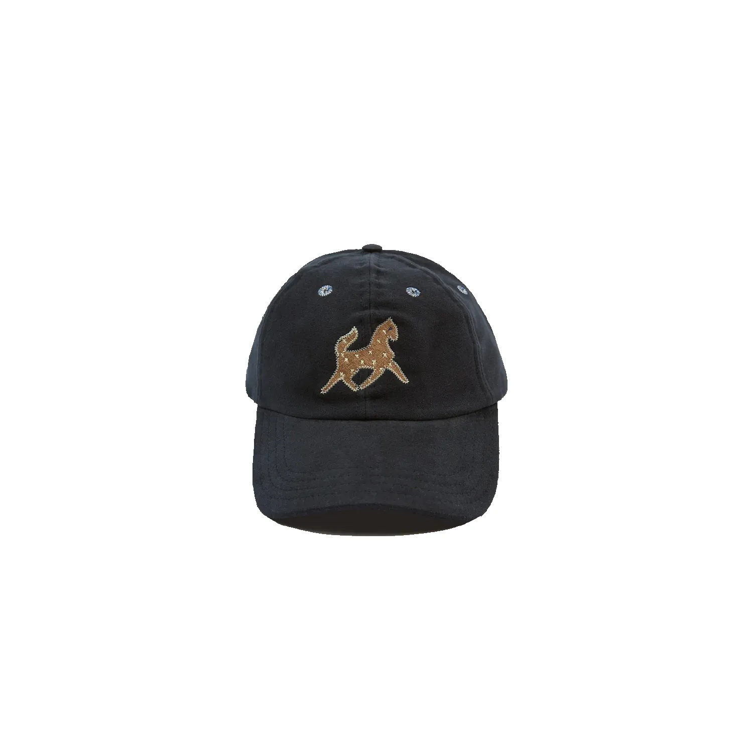 Horse Applique Moleskin Baseball Cap - Navy sold by Stomping Ground
