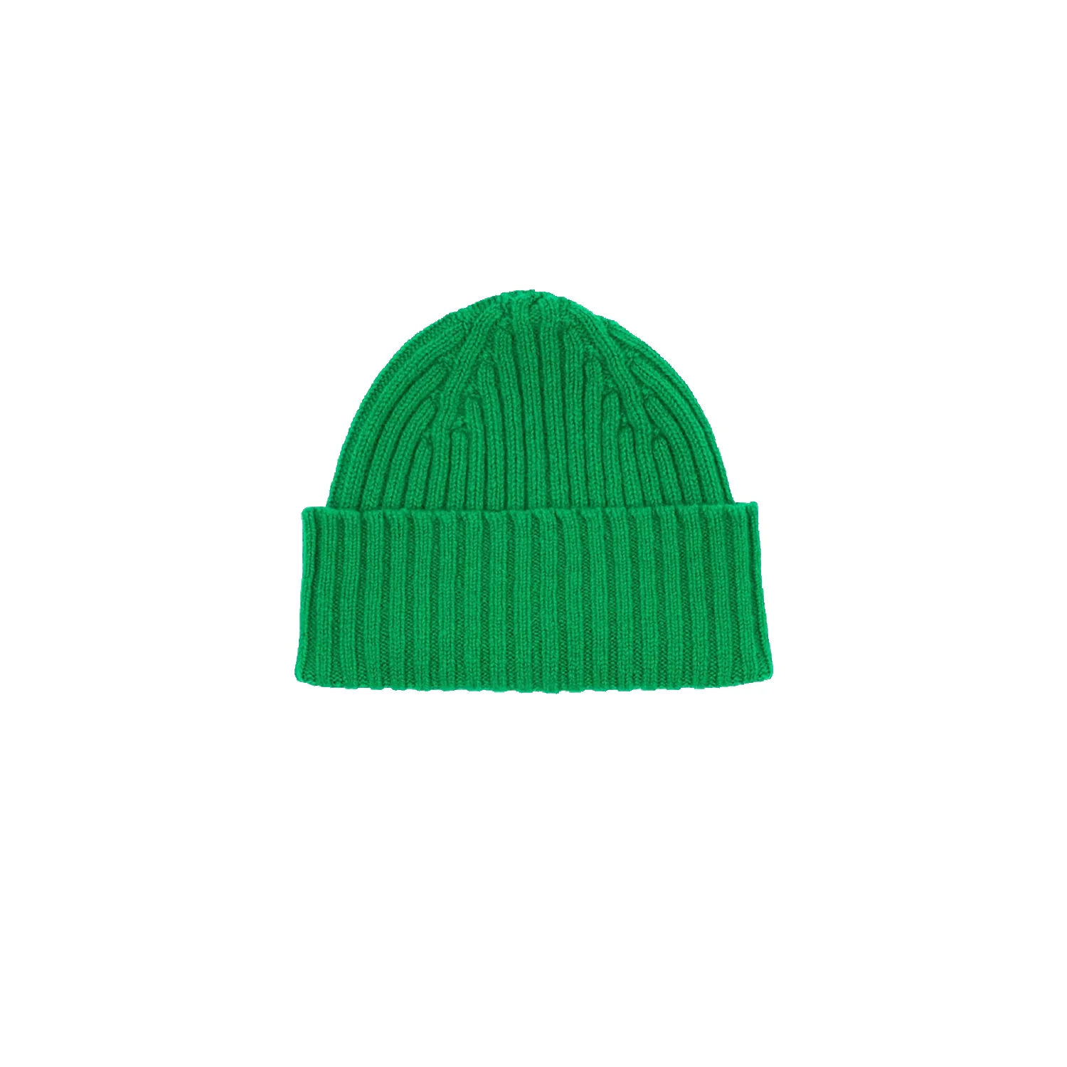 Lambswool Ribbed Knit Beanie - Billiard Green sold by Stomping Ground