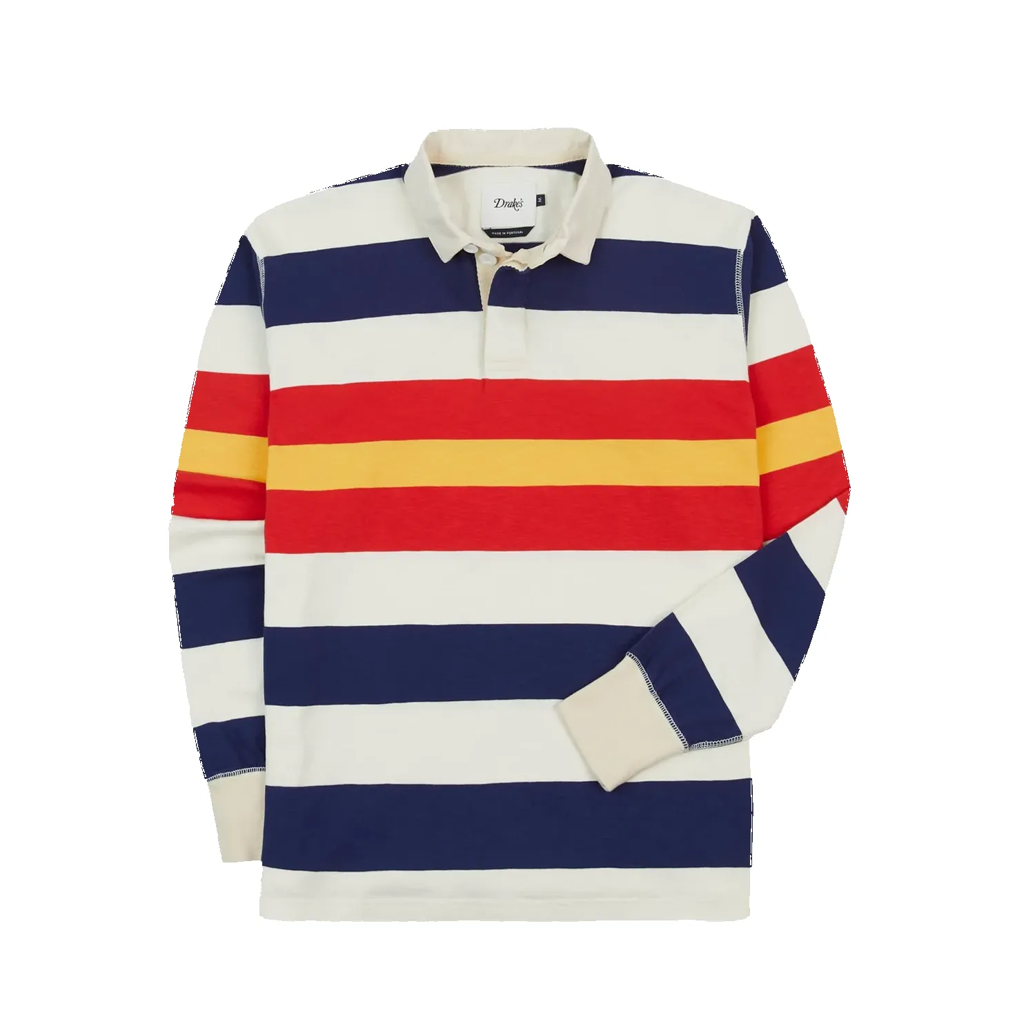 LS Striped Flame Rugby - Red / Yellow sold by Stomping Ground