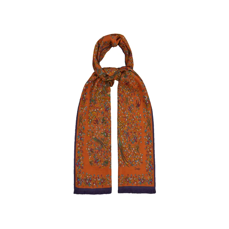 Birds Of Paradise Tubular Scarf - Orange sold by Stomping Ground