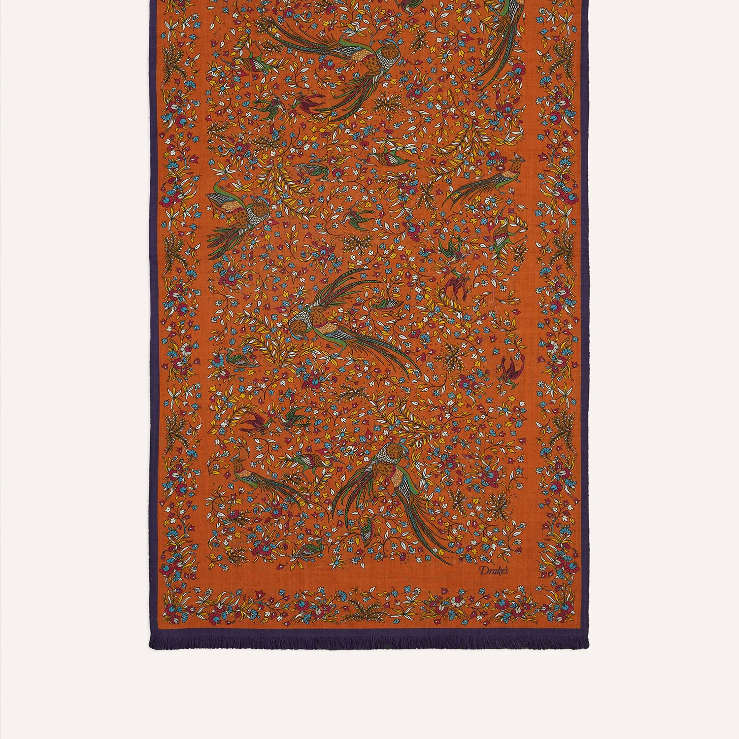 Birds Of Paradise Tubular Scarf - Orange sold by Stomping Ground product image thumbnail 2