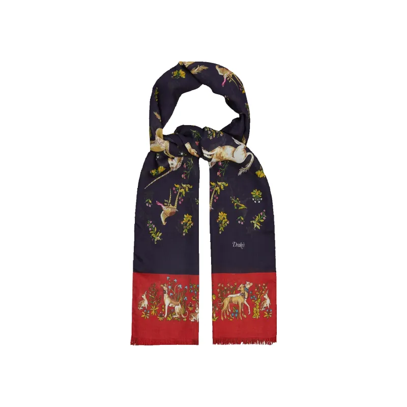 Unicorn Tubular Scarf - Navy sold by Stomping Ground