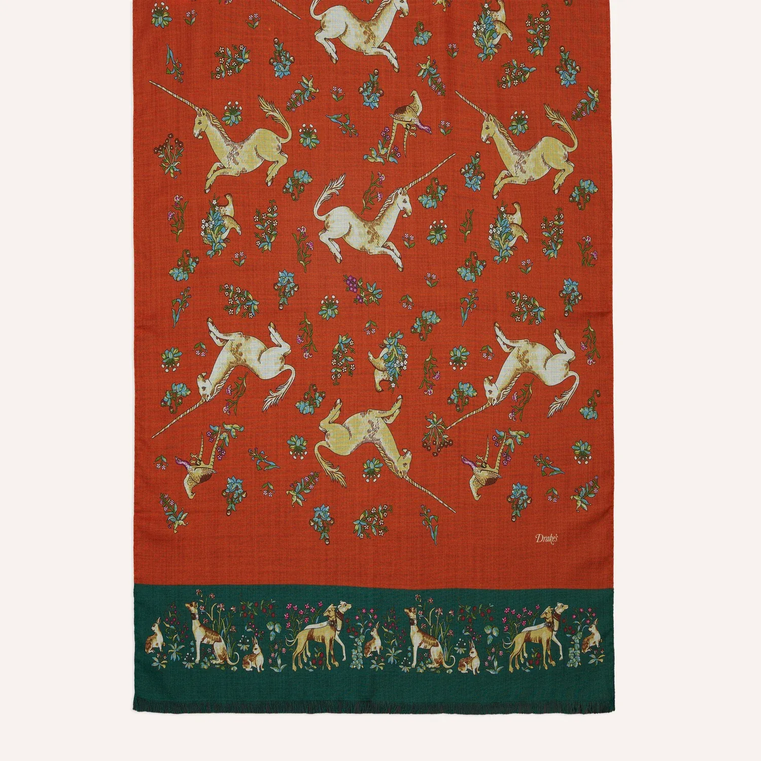 Unicorn Tubular Scarf - Orange sold by Stomping Ground product image thumbnail 2