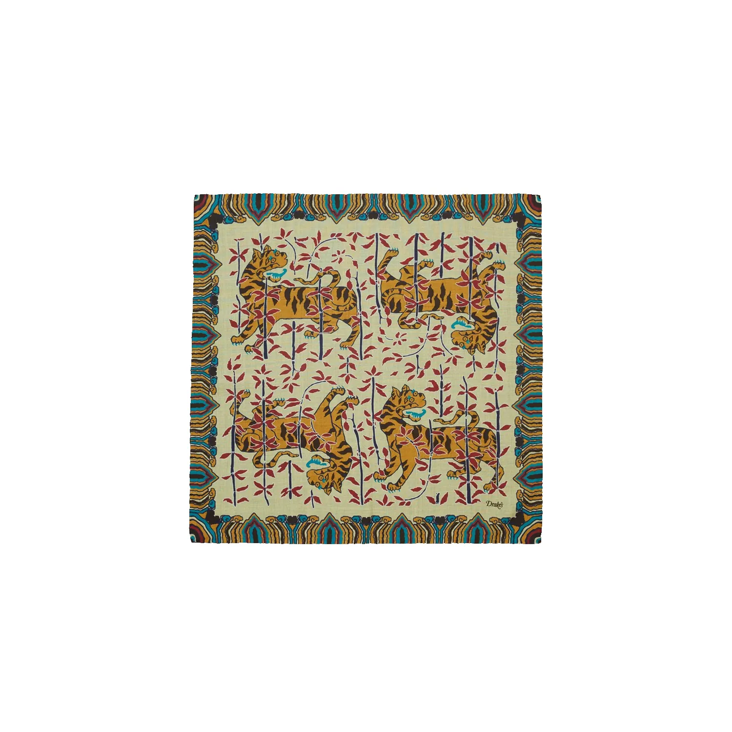 Tiger Bandana - Soft Yellow sold by Stomping Ground