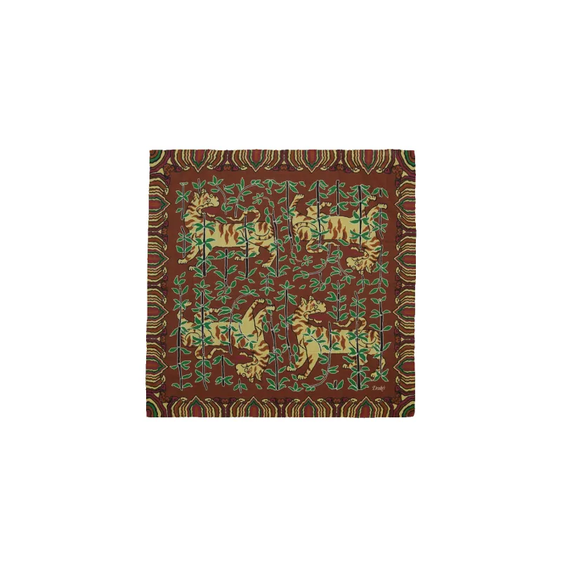 Tiger Bandana - Brown sold by Stomping Ground