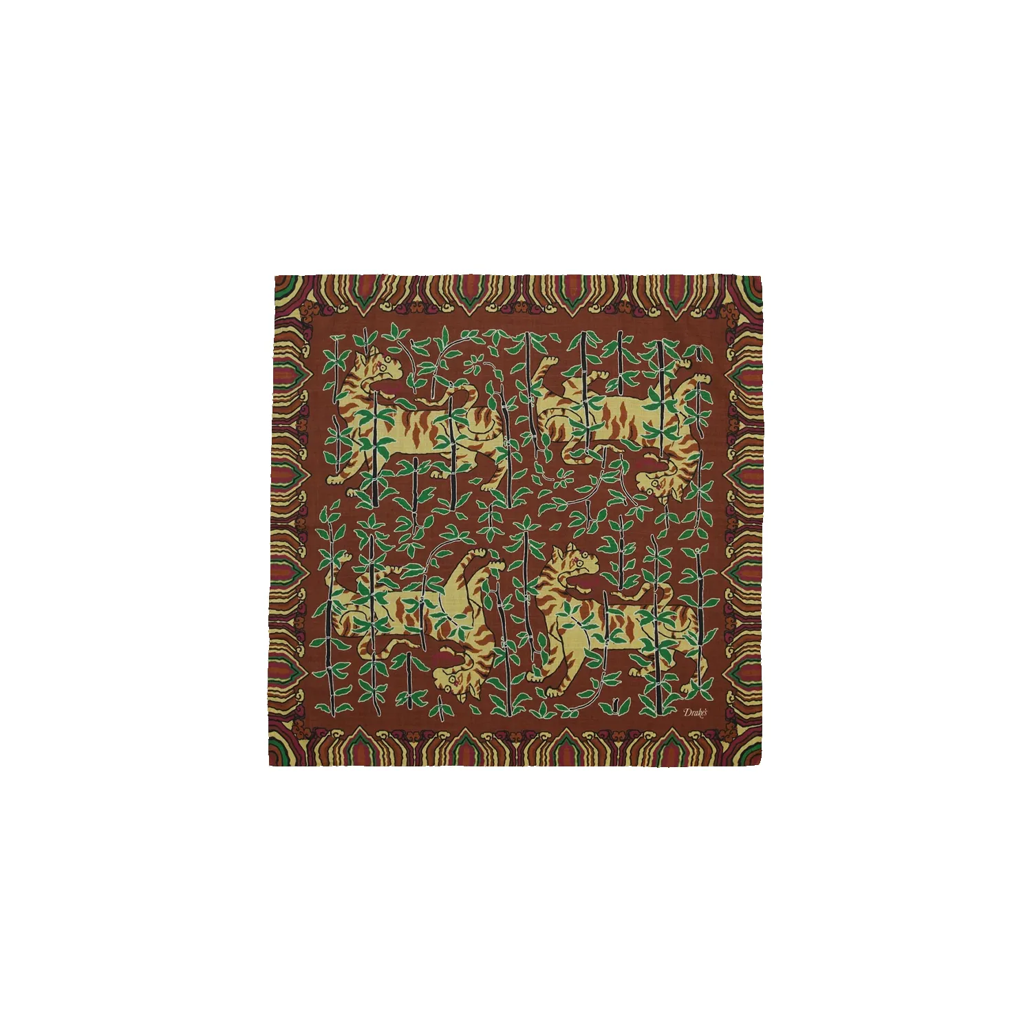 Tiger Bandana - Brown sold by Stomping Ground