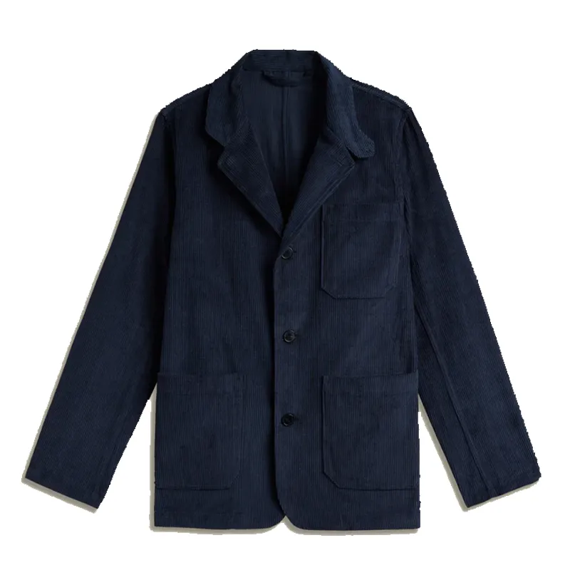 Working Blazer Corduroy - Navy sold by Stomping Ground