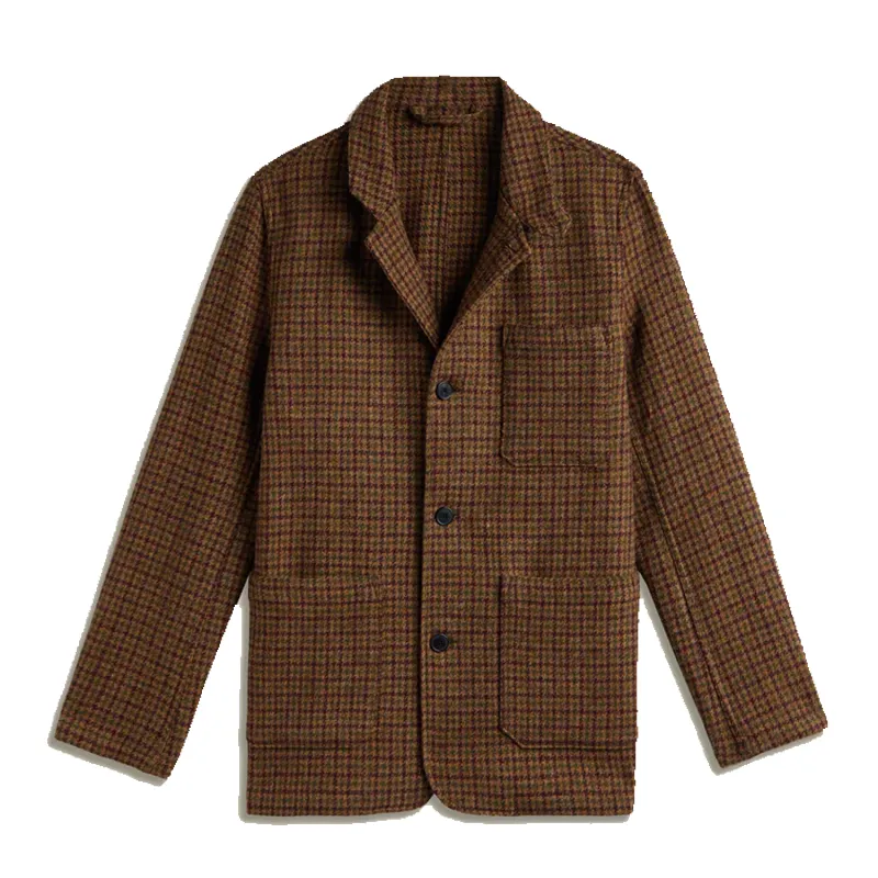 Working Blazer Wool - Pied Poule sold by Stomping Ground