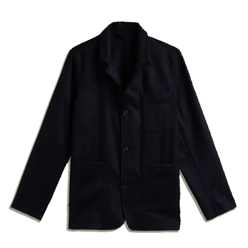Working Blazer Wool - Navy sold by Stomping Ground