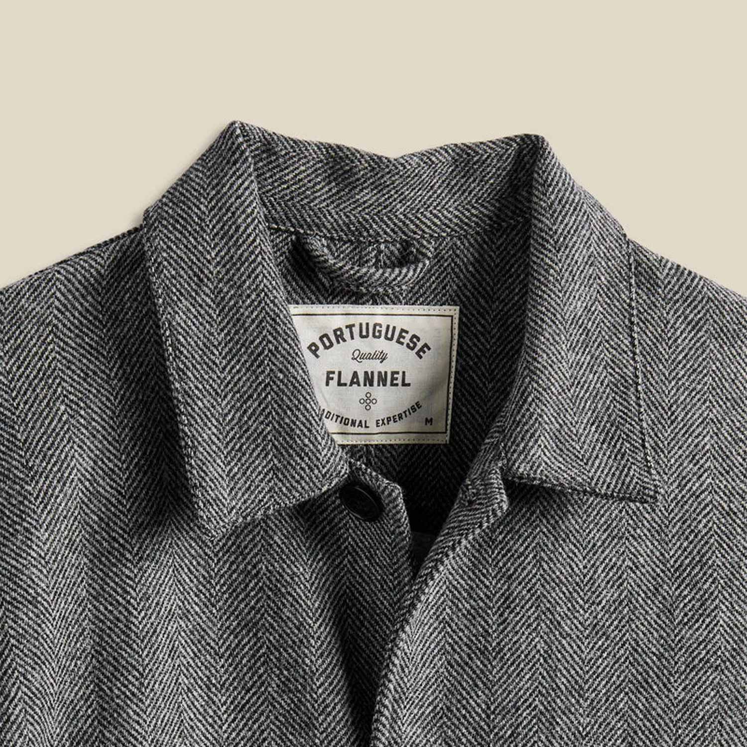 Labura Herringbone Wool - Grey sold by Stomping Ground product image thumbnail 2