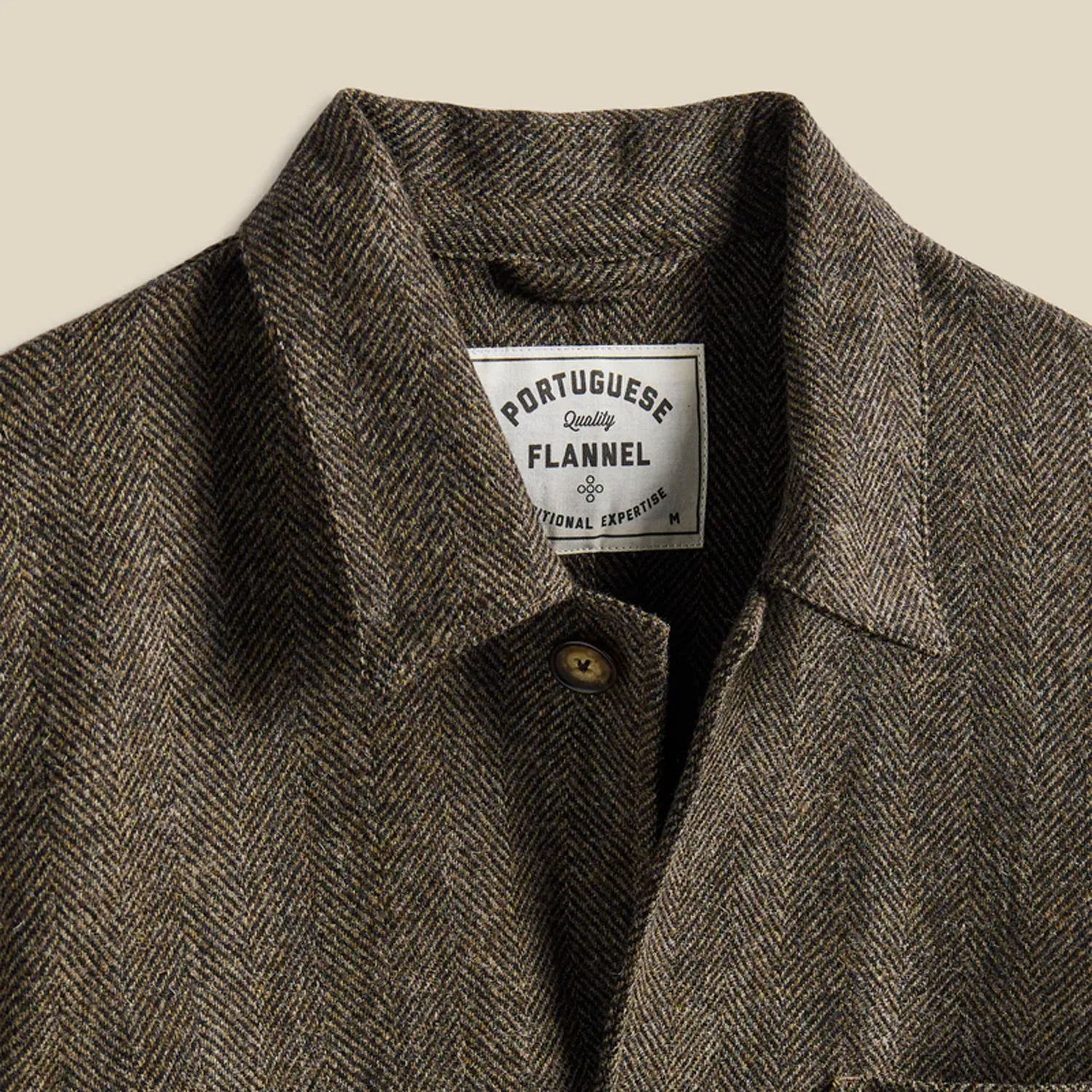 Labura Herringbone Wool - Brown sold by Stomping Ground product image thumbnail 2