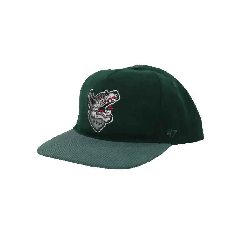Crystal Eye Snapback - Dark Green made by Raised by Wolves