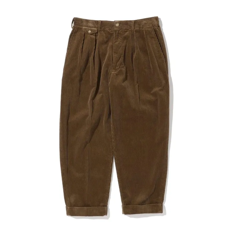2 Pleat Trouser Corduroy - Golden Brown sold by Stomping Ground
