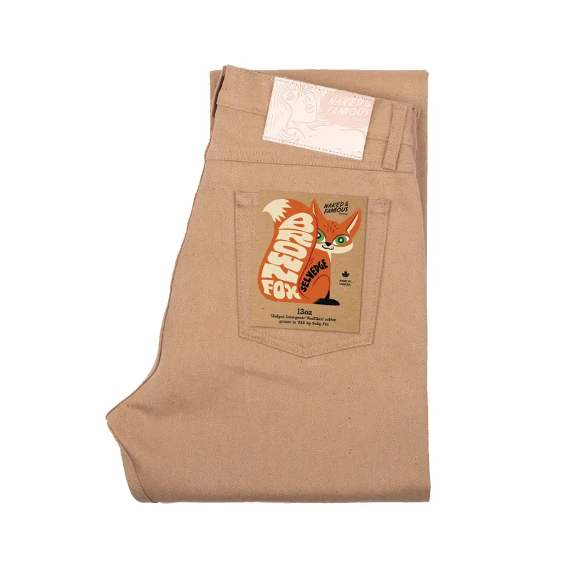 True Guy - Brown Fox Selvedge sold by Stomping Ground