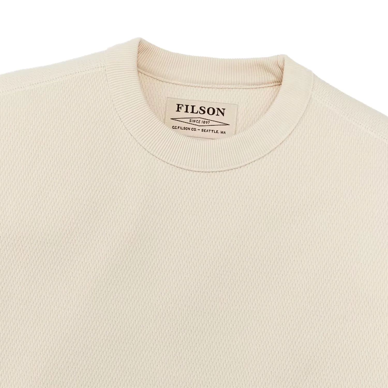 Waffle Knit Thermal Crew - Sand sold by Stomping Ground product image thumbnail 3