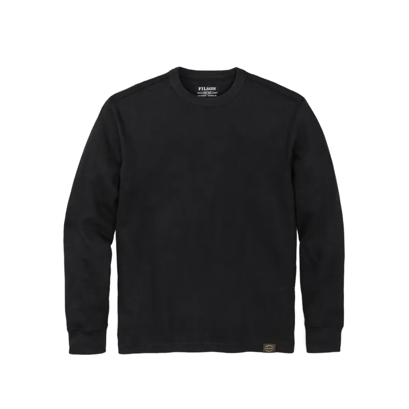 Waffle Knit Thermal Crew - Navy sold by Stomping Ground