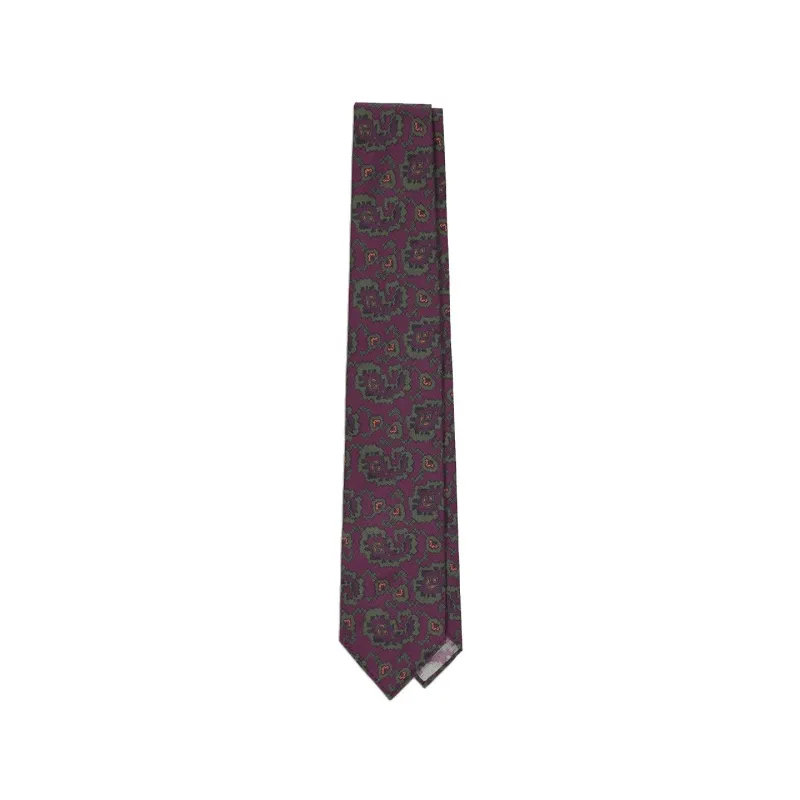 Digital Paisley Print Silk Tie sold by Stomping Ground