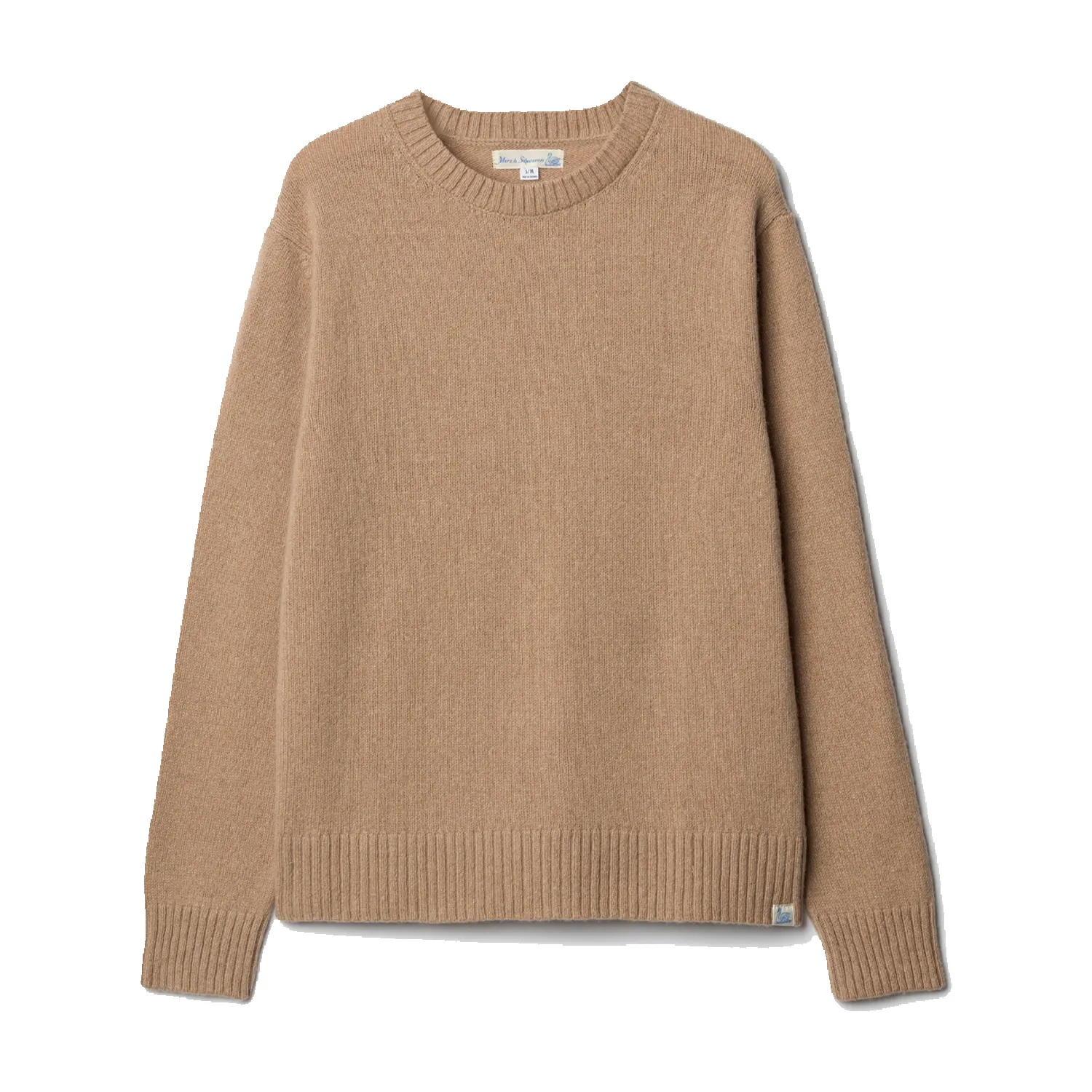 CASH01.11 Recycled Cashmere Crewneck - Toffee sold by Stomping Ground