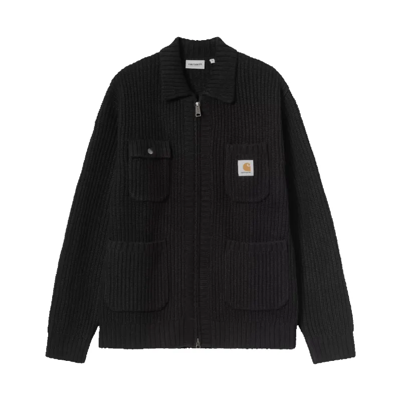 Chore Knit Jacket - Black sold by Stomping Ground