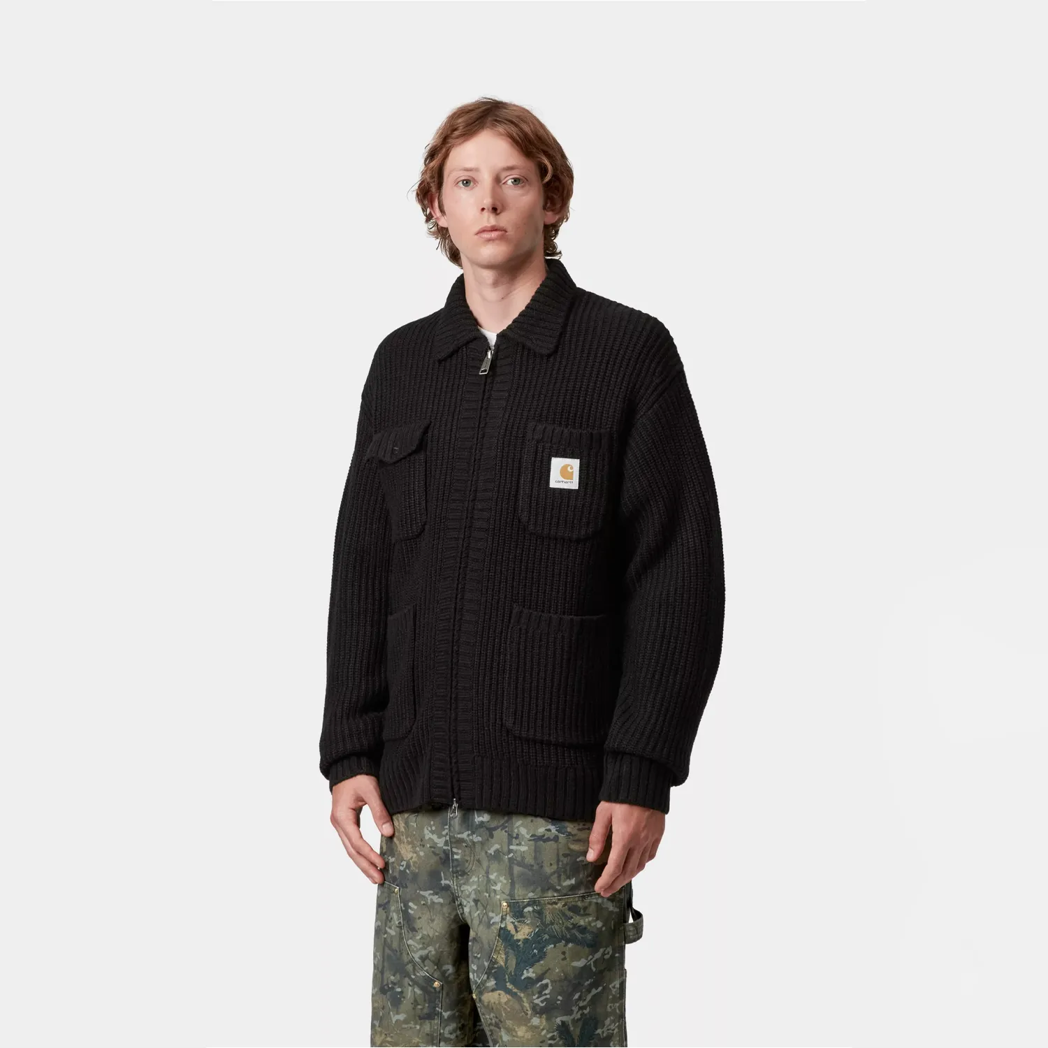 Chore Knit Jacket - Black sold by Stomping Ground product image thumbnail 3