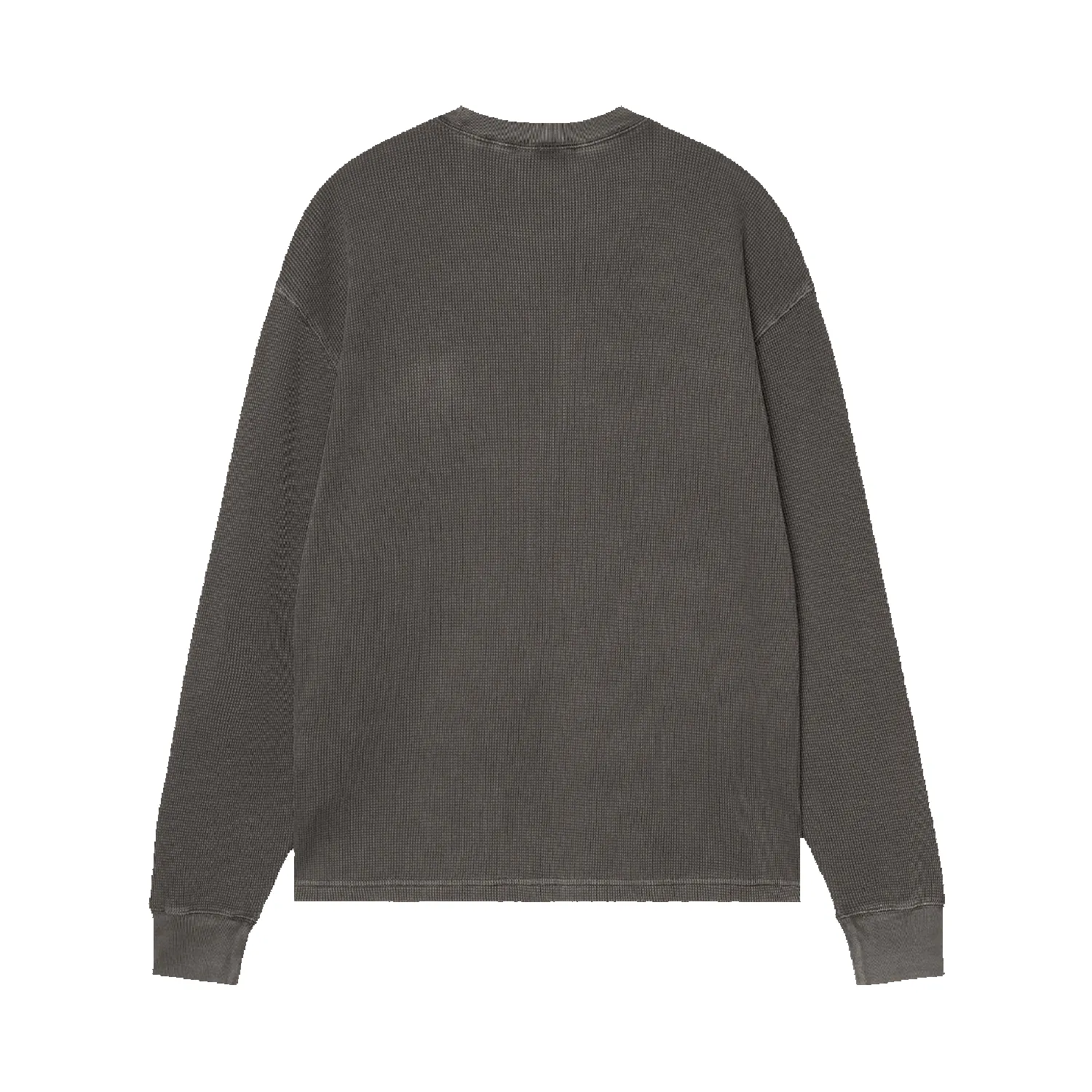 L/S Vista Waffle T-Shirt - Black Garment Dyed sold by Stomping Ground product image thumbnail 2