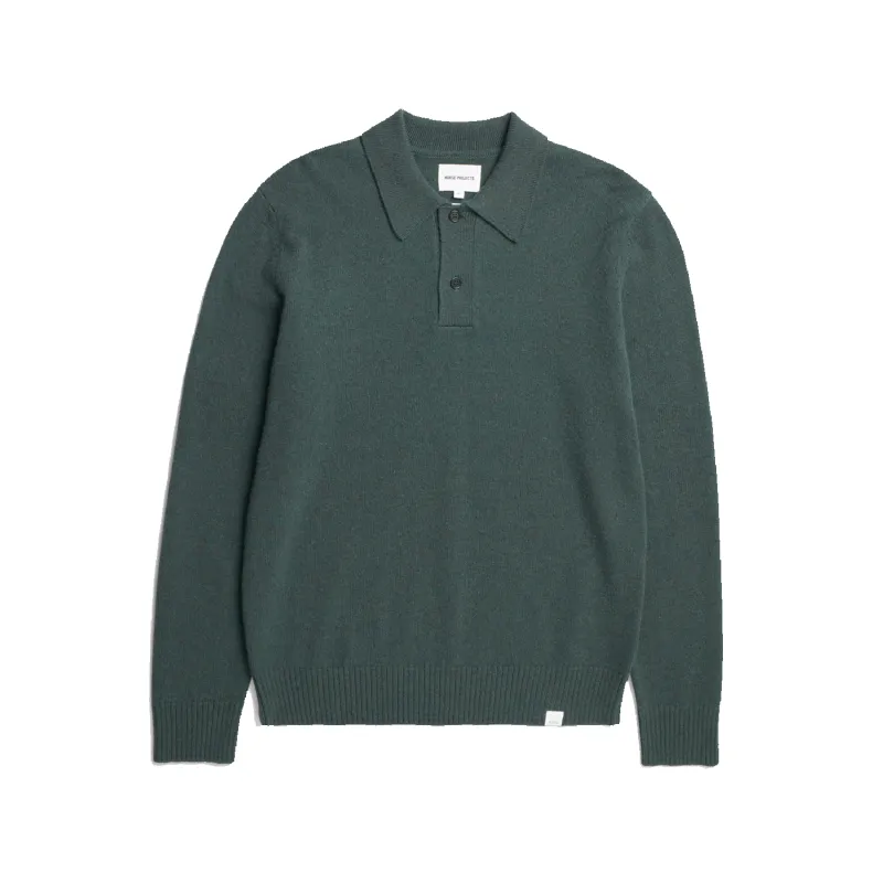 Standard Merino Lambswool Polo - Forrest sold by Stomping Ground