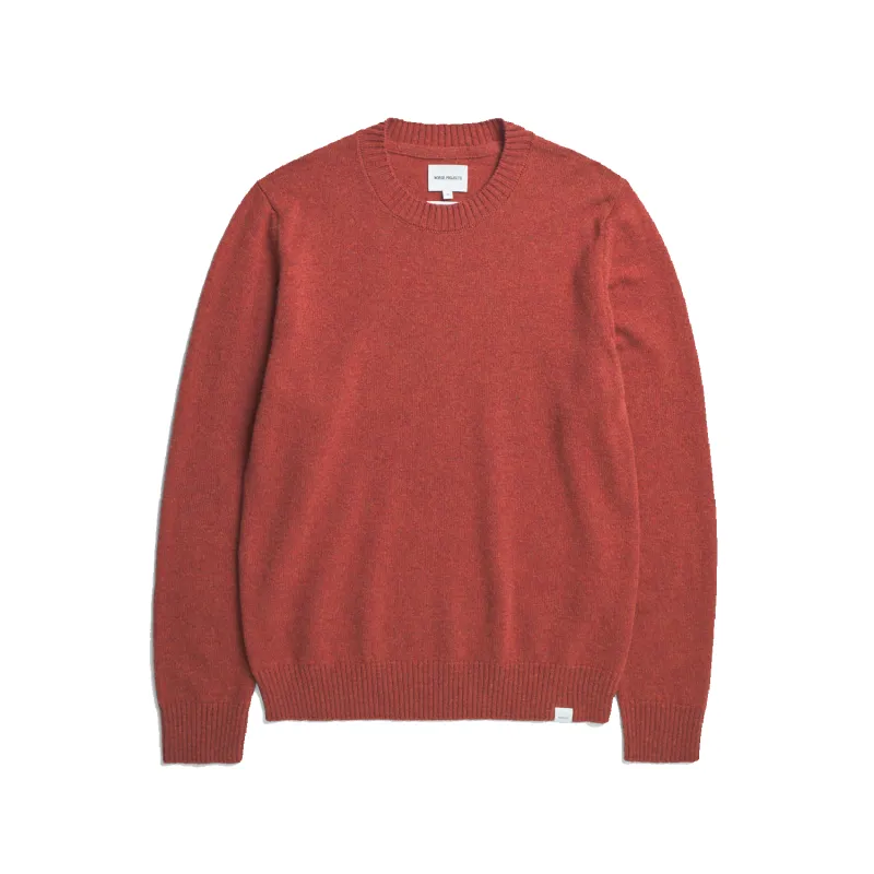 Standard Merino Lambswool Sweater - Brick sold by Stomping Ground