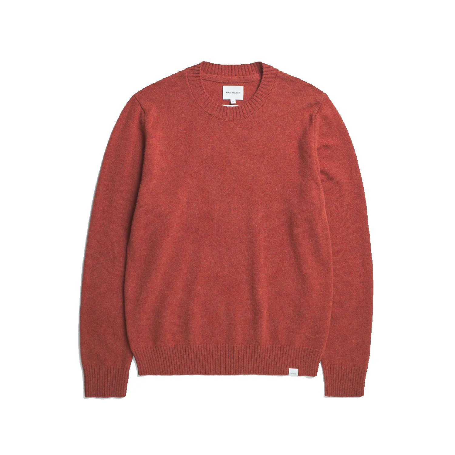 Standard Merino Lambswool Sweater - Brick sold by Stomping Ground