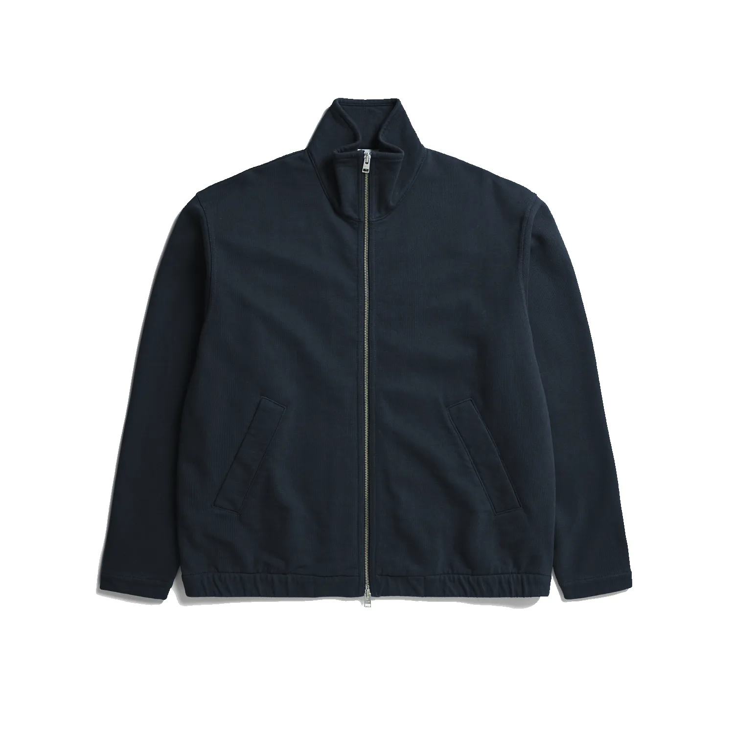 Bjorn Loopback Track Jacket - Navy sold by Stomping Ground
