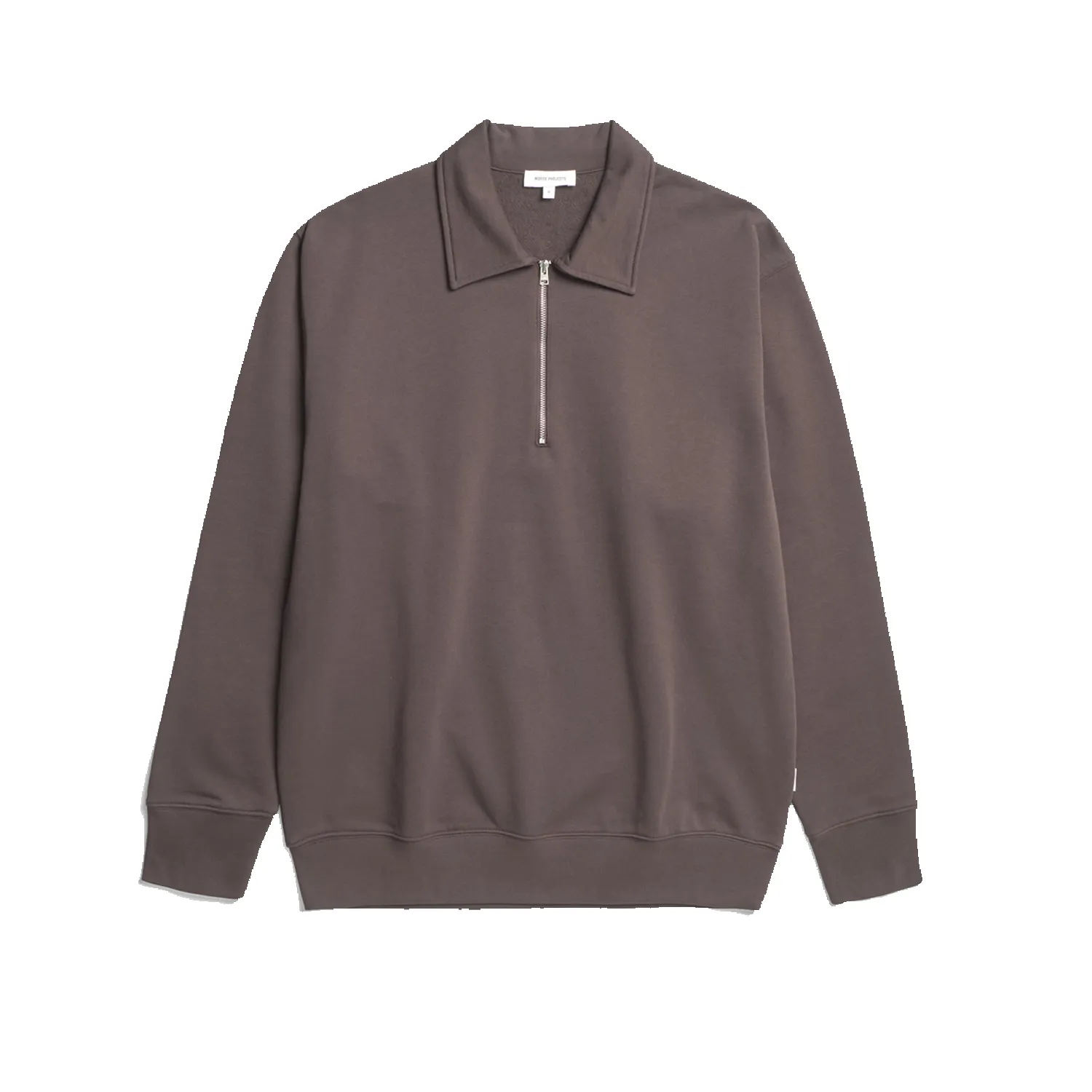 Standard Half Zip Sweatshirt - Seal Brown sold by Stomping Ground