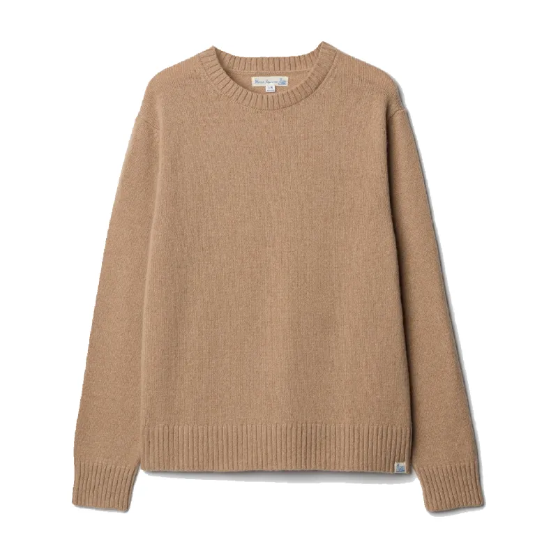 CASH01.11 Recycled Cashmere Crewneck - Toffee sold by Stomping Ground