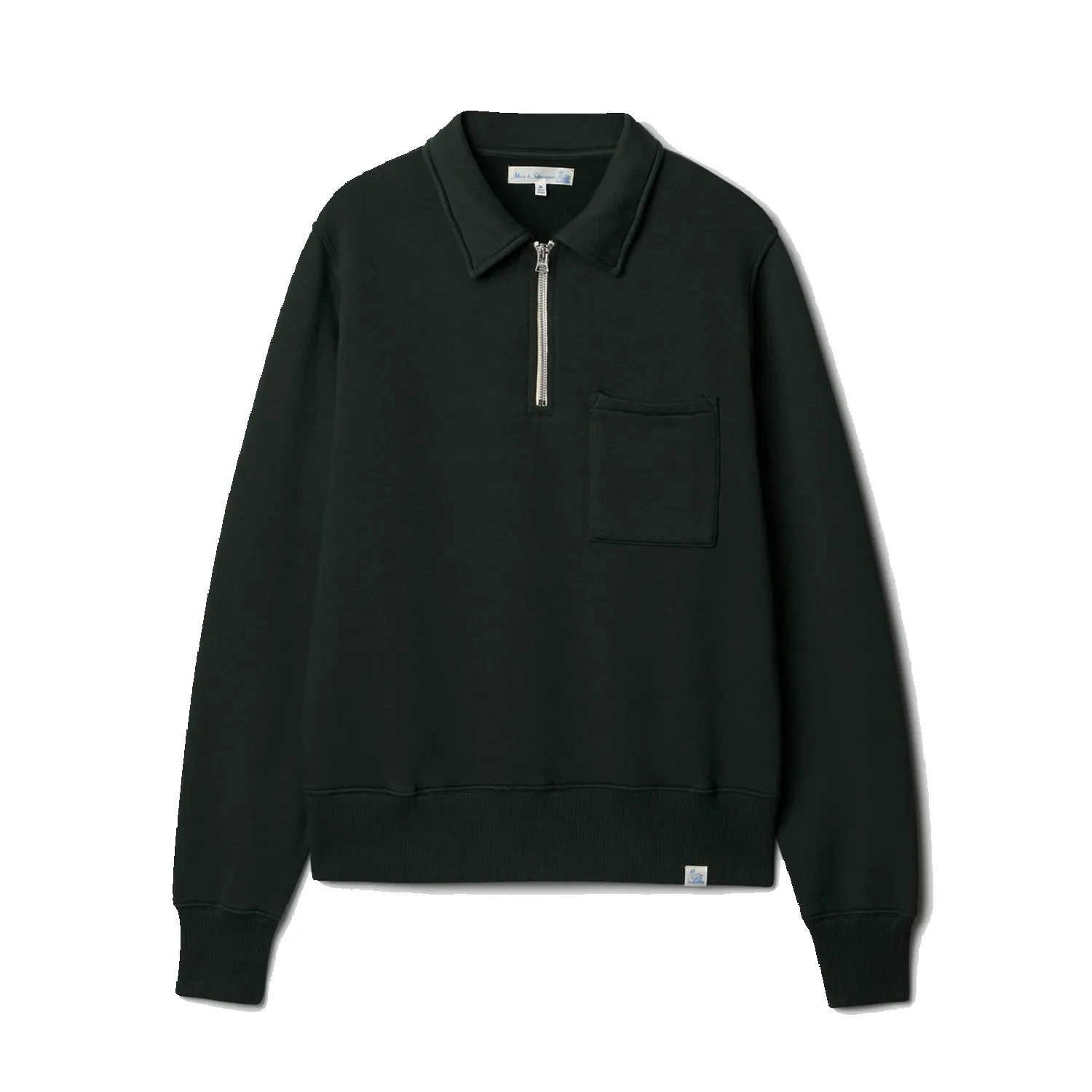 Zip Collar Sweatshirt - Forest sold by Stomping Ground