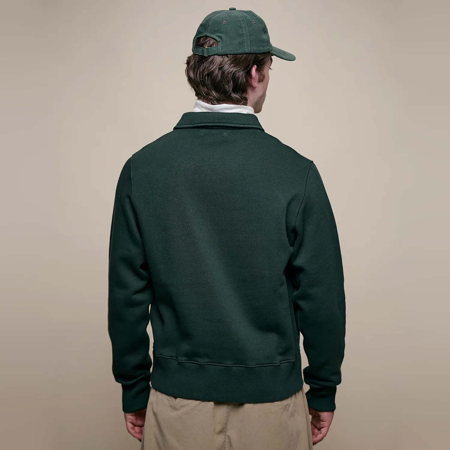 Zip Collar Sweatshirt - Forest sold by Stomping Ground product image thumbnail 3