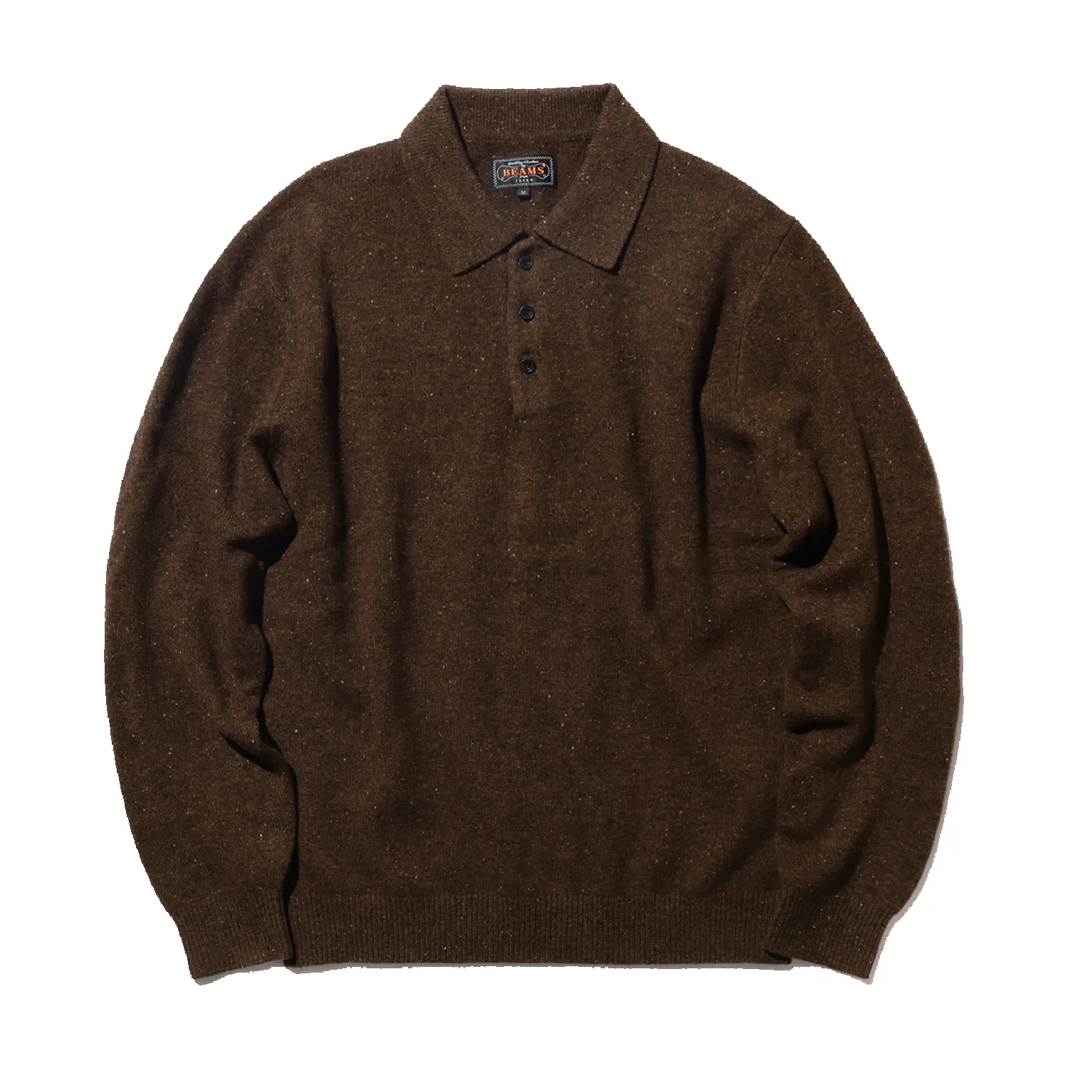 Knit 9g Nep Polo - Brown sold by Stomping Ground