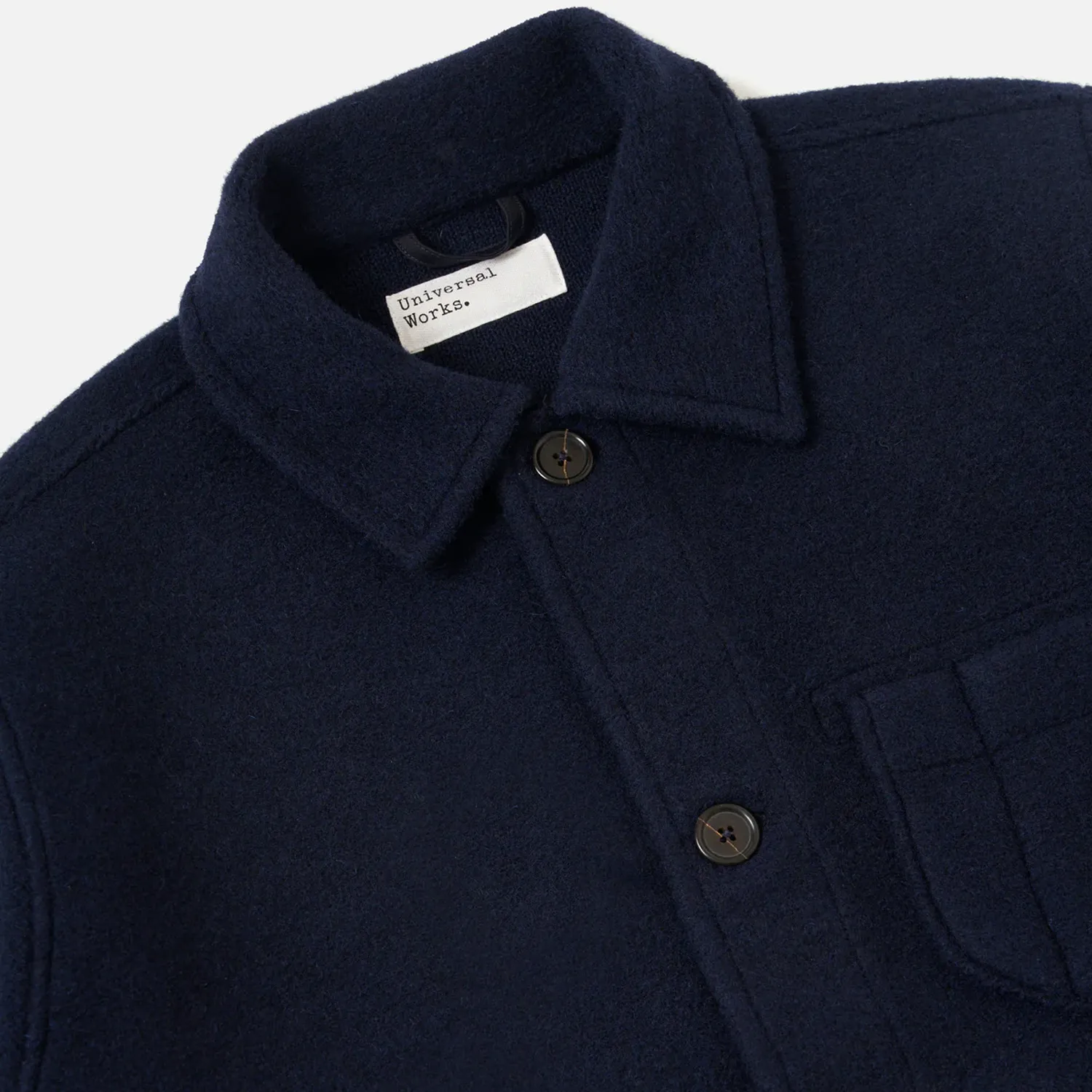 Field Jacket II - Techno Melton Plain Navy sold by Stomping Ground product image thumbnail 2