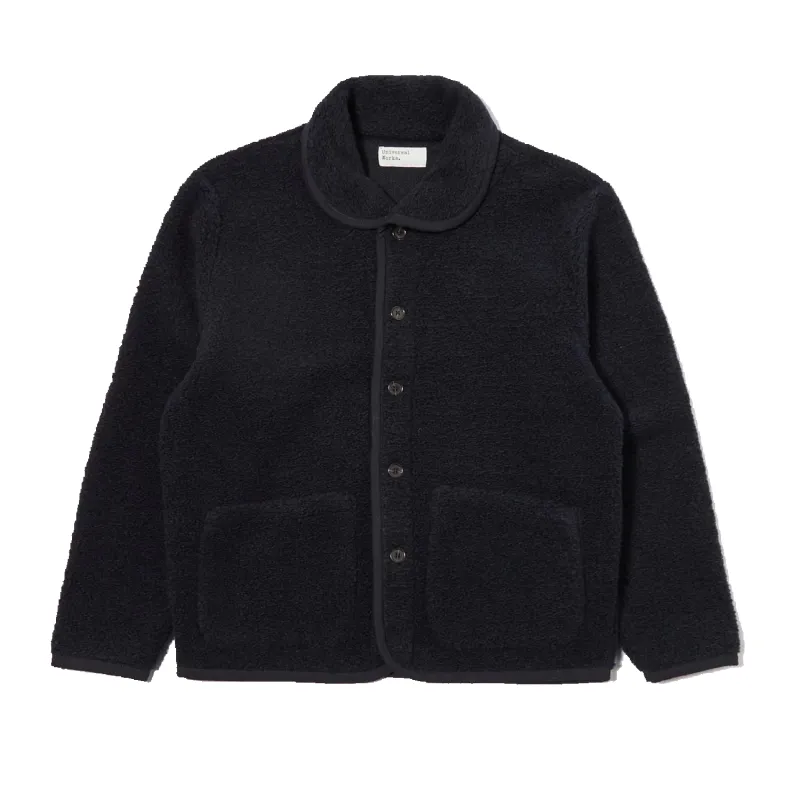 Lancaster Jacket - Alvar Fleece Navy sold by Stomping Ground