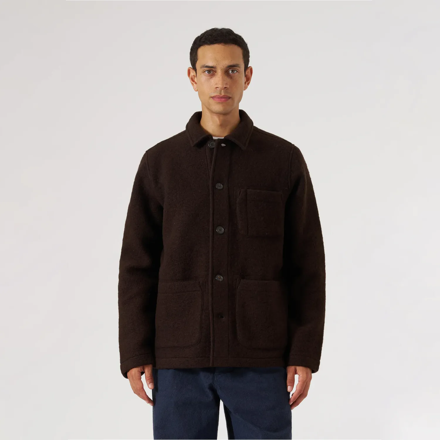 Field Jacket Wool Fleece - Brown sold by Stomping Ground product image thumbnail 3