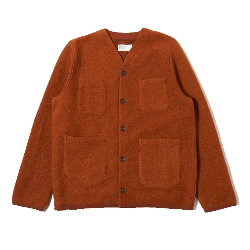 Cardigan Wool Fleece - Rust sold by Stomping Ground