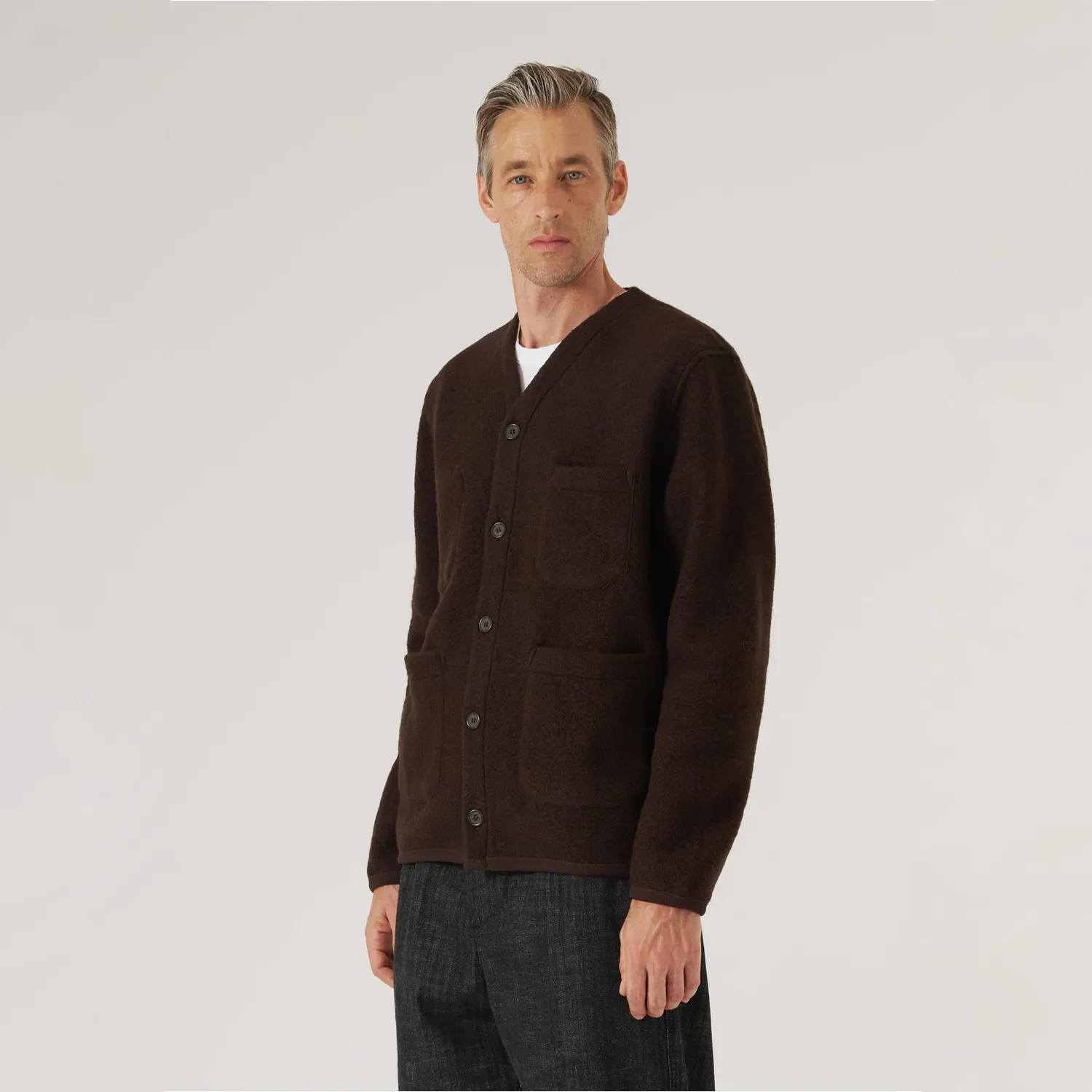 Cardigan Wool Fleece - Brown sold by Stomping Ground product image thumbnail 3