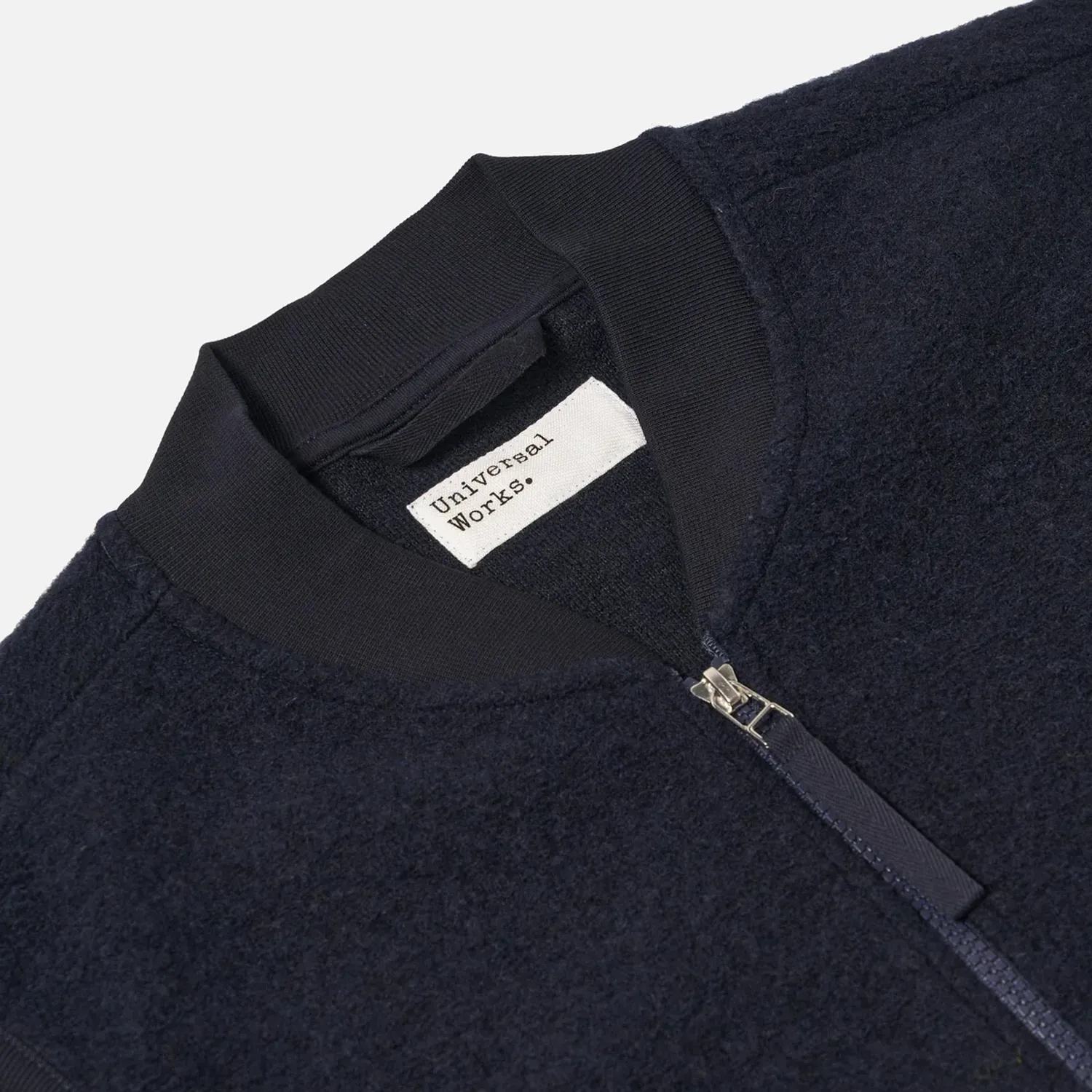 Zip Waistcoat Wool Fleece - Navy sold by Stomping Ground product image thumbnail 2