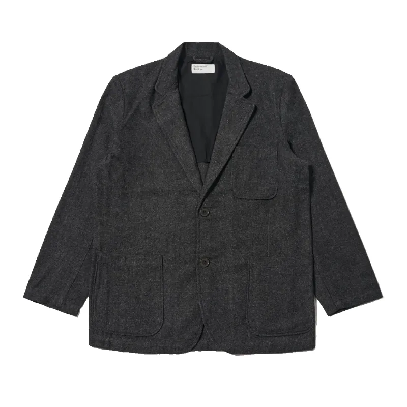 Two Button Jacket - Anders Wool Grey sold by Stomping Ground