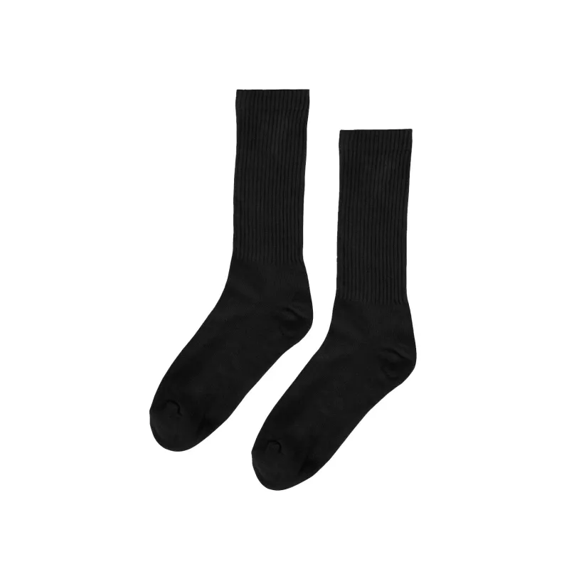 Organic Active Sock - Deep Black sold by Stomping Ground