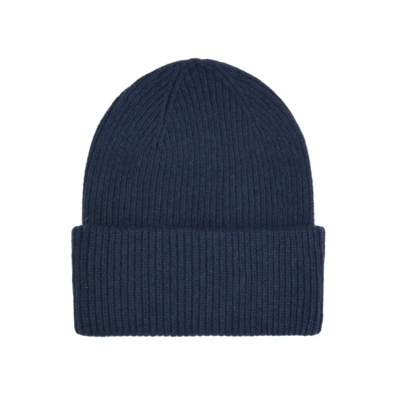 Merino Wool Beanie - Navy Blue sold by Stomping Ground