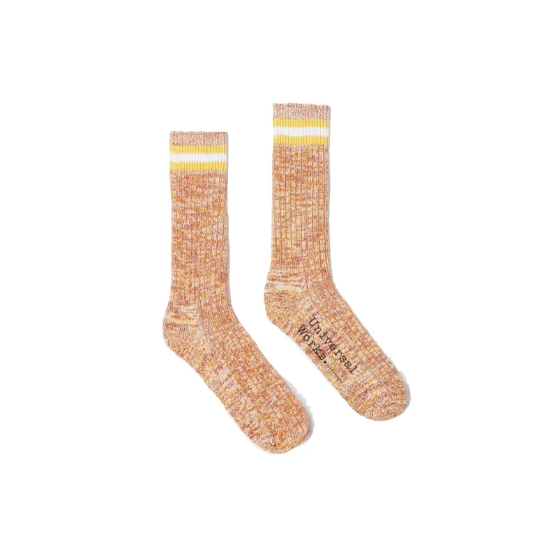 Cotton Everyday Stripe Sock - Yellow sold by Stomping Ground