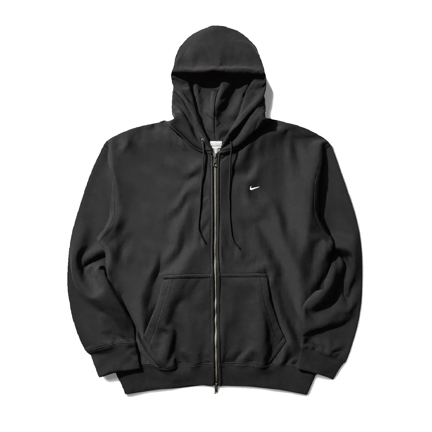 Nike Solo Swoosh Men's Full-Zip Fleece Hoodie - Black sold by Stomping Ground