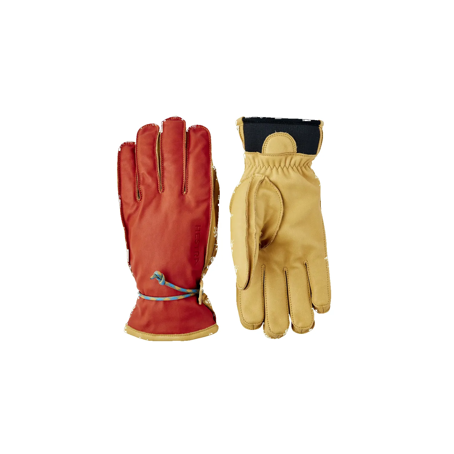 Wakayama Gloves - Flame Red / Tan sold by Stomping Ground