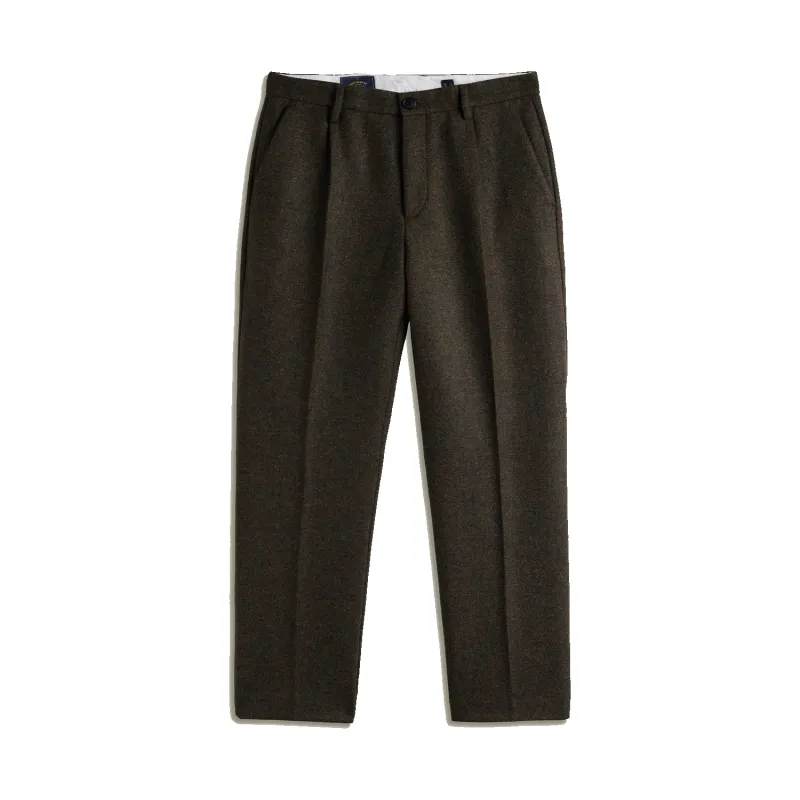 Single Pleat Trouser - Green sold by Stomping Ground